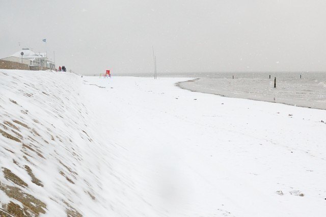 Weststrand im Winter